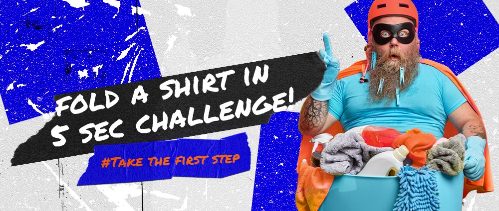 fold a shirt in 5 sec challenge
